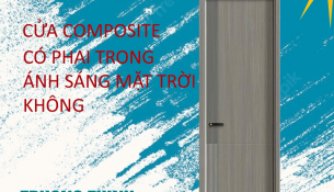 cửa composite có phai trong ánh sáng mặt trời không?