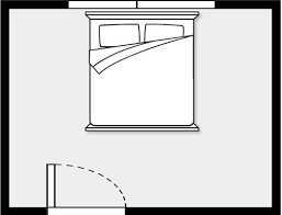 cửa phòng ngủ không nên đặt đối diện giường ngủ
