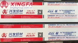 nhôm xingfa thật