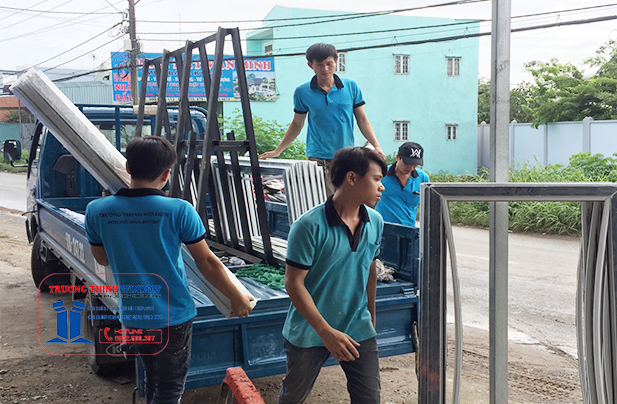 Sản xuất và vận chuyển cửa nhôm xingfa